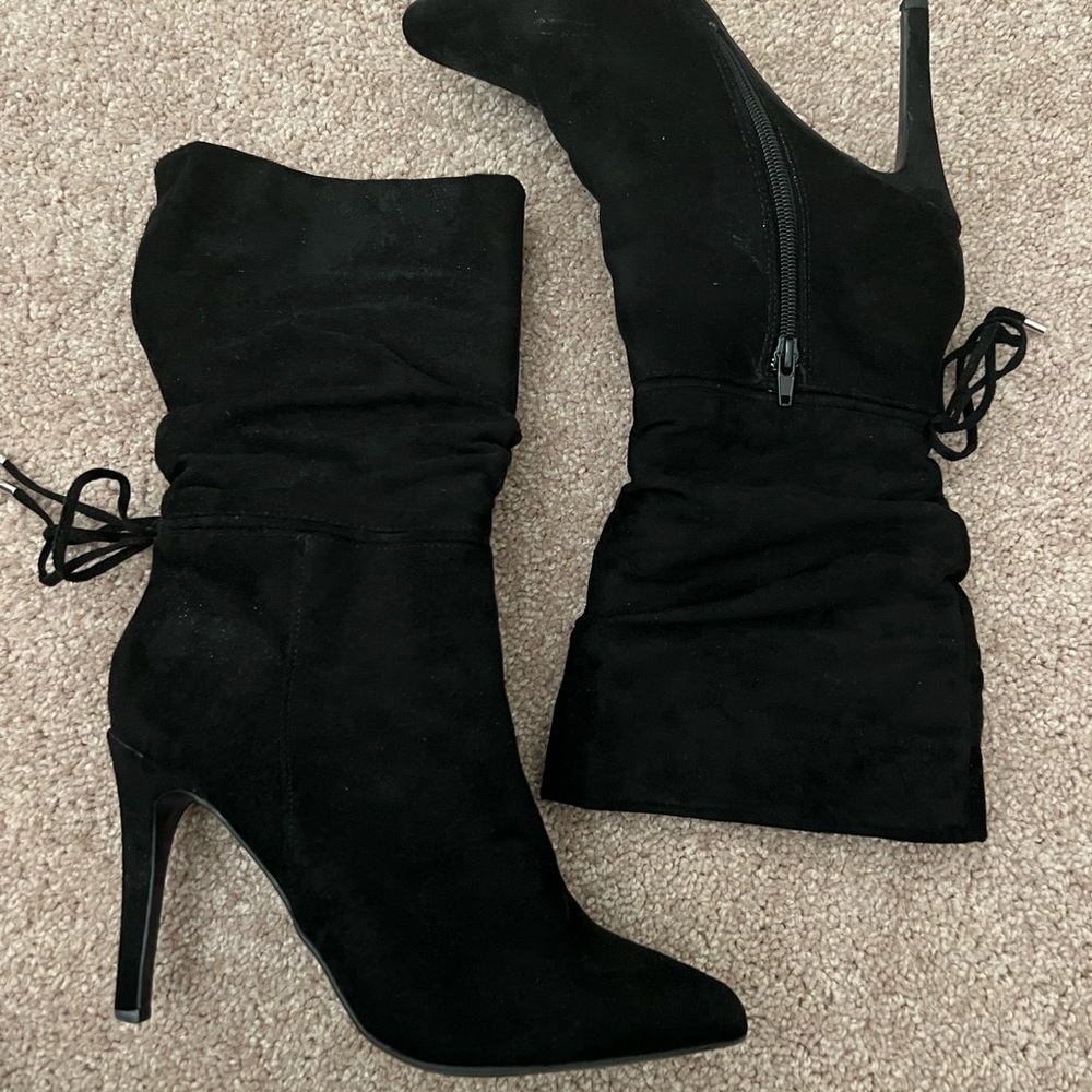 Zigisoho Crunch Heeled Boot. Size 10 - image 7